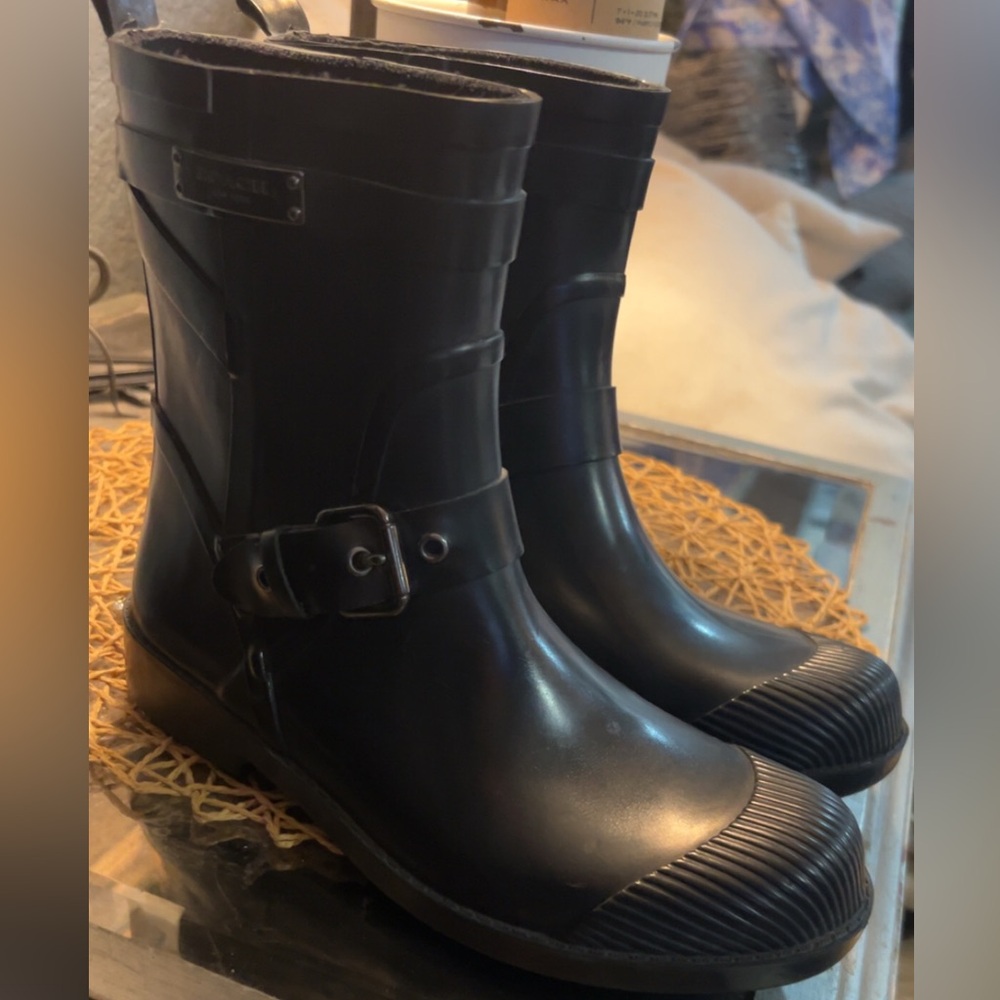 Coach Navy Winter & Rain Boots - Picture 3 of 6